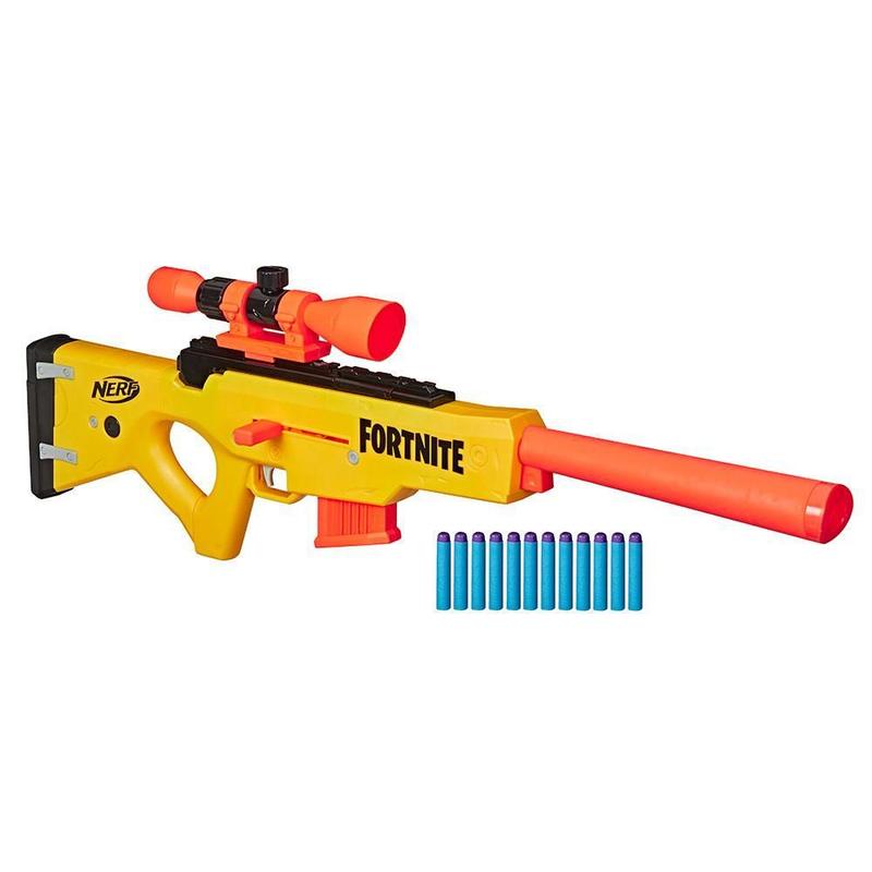 BASR-L フォートナイト ナーフ ＆ Includes - Blaster Fed Clip Action, Bolt BASR-L Fortnite NERF セット SP-L ＆ AR-L トイガン